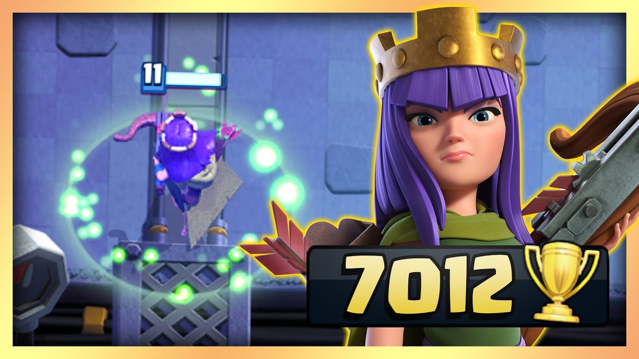 OBJECTIF RECORD DE TROPHÉES avec un deck REINE DES ARCHERS !! - Clash Royale
