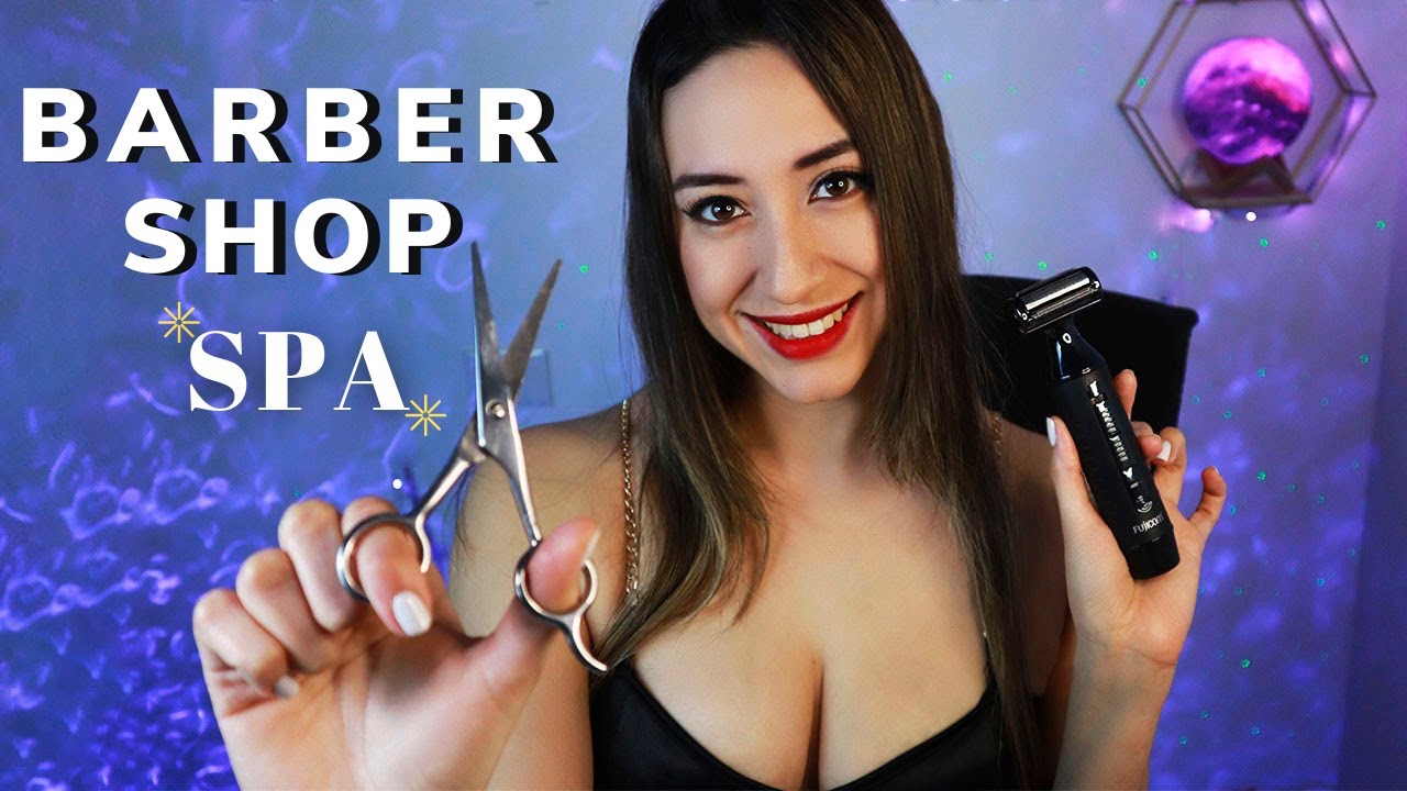 CORTE Y ARREGLO de BARBA SPA 🧖‍♂️  MASAJES y ATENCION PERSONAL 💈 Asmr Barber Shop ✨ ASMR Español