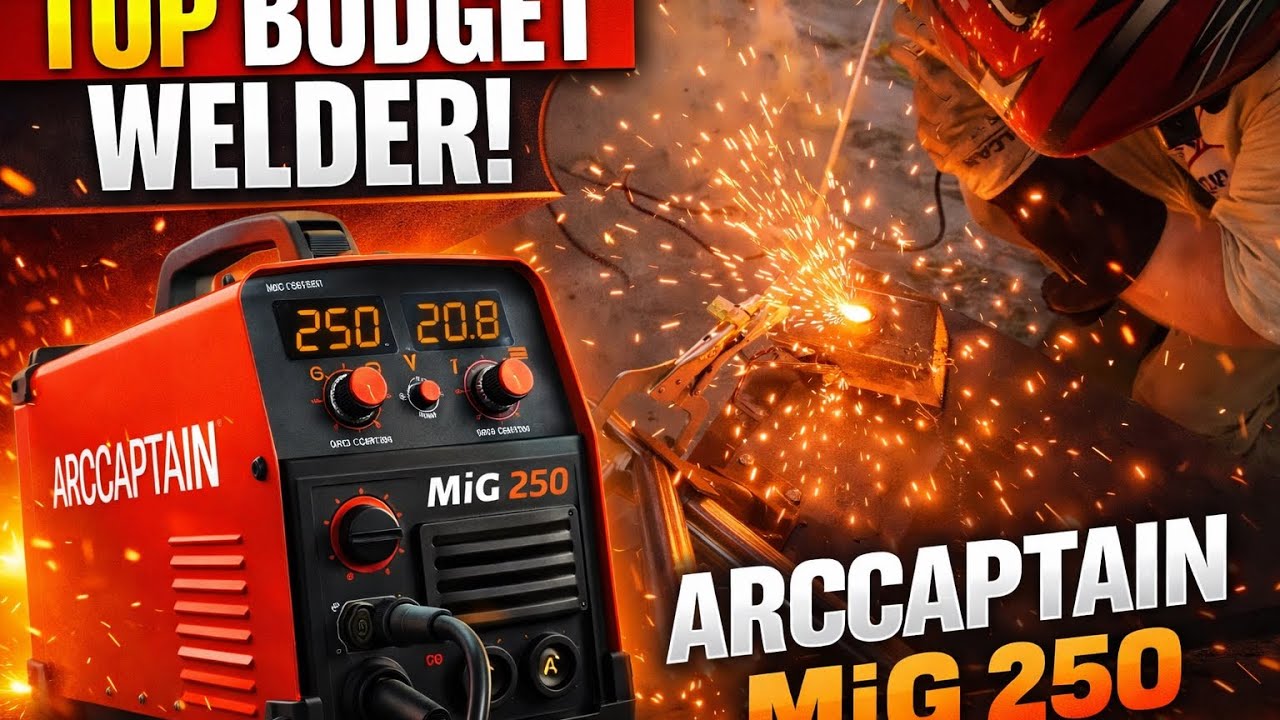 This Welder Makes MIG Welding EASY | Honest Arccaptain MIG 250 Review