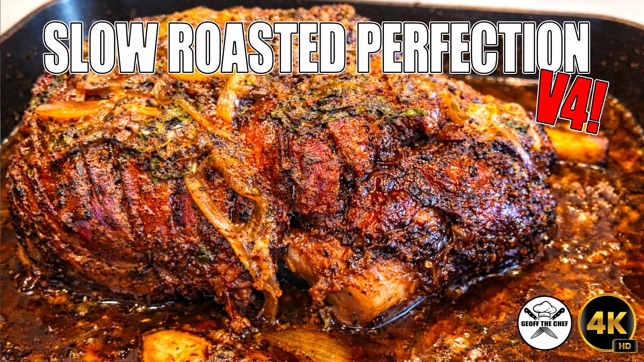 Slow Roasted 6 Hour Lamb Leg V4  - Honey and Spice! Ep79