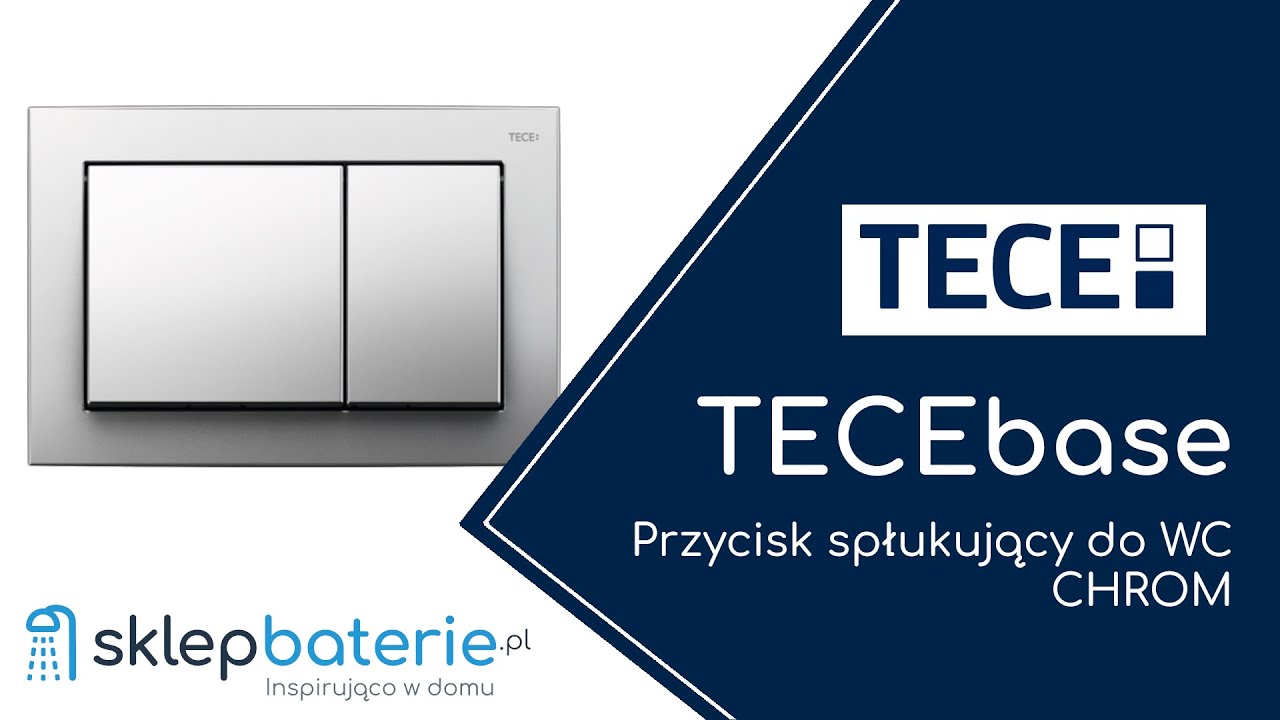 TECEbase Przycisk spłukujący do stelaży TECE Chrom połysk 9240701 - SklepBaterie.pl