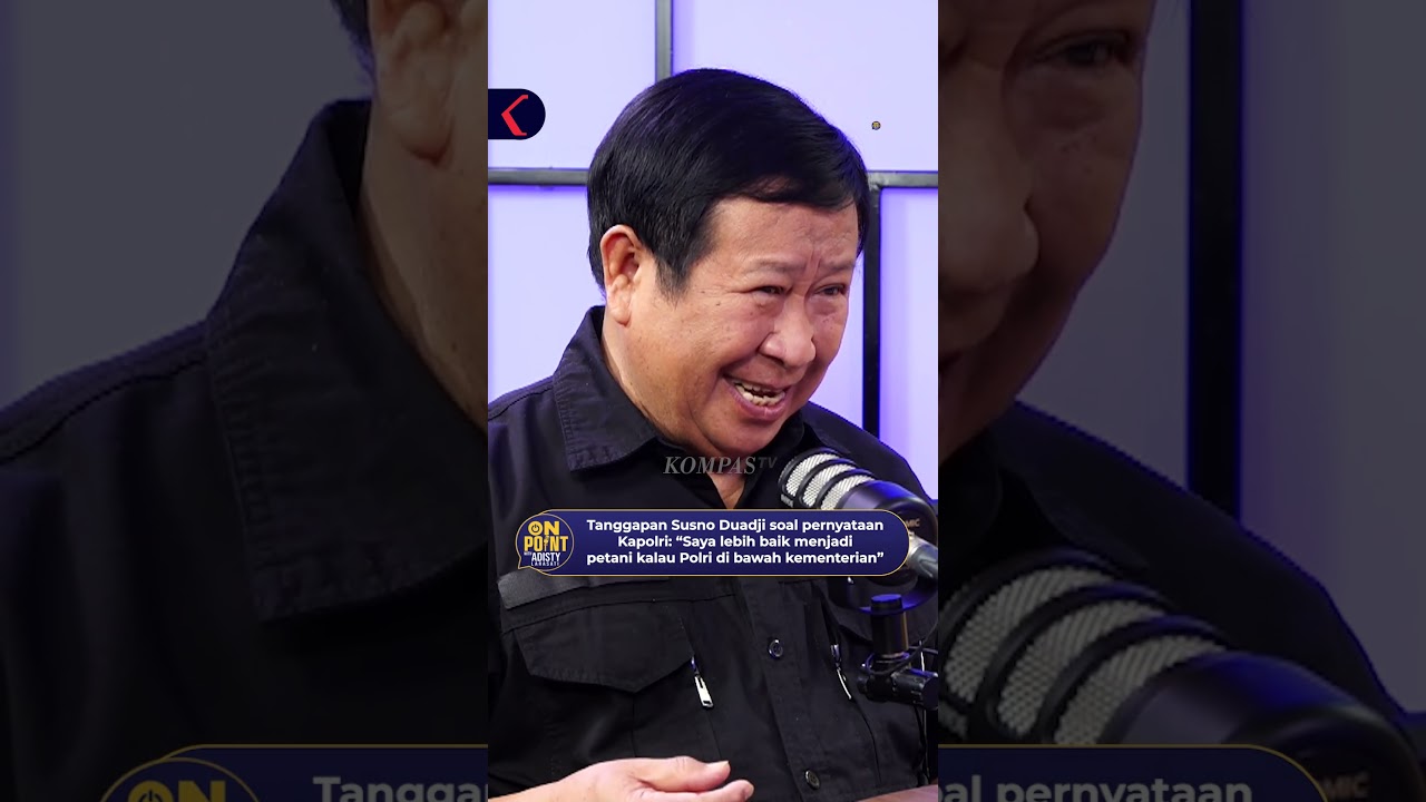 Kapolri: Saya Lebih Baik Menjadi Petani Kalau Polri Dibawah Kementerian, Susno: Mungkin Guyon