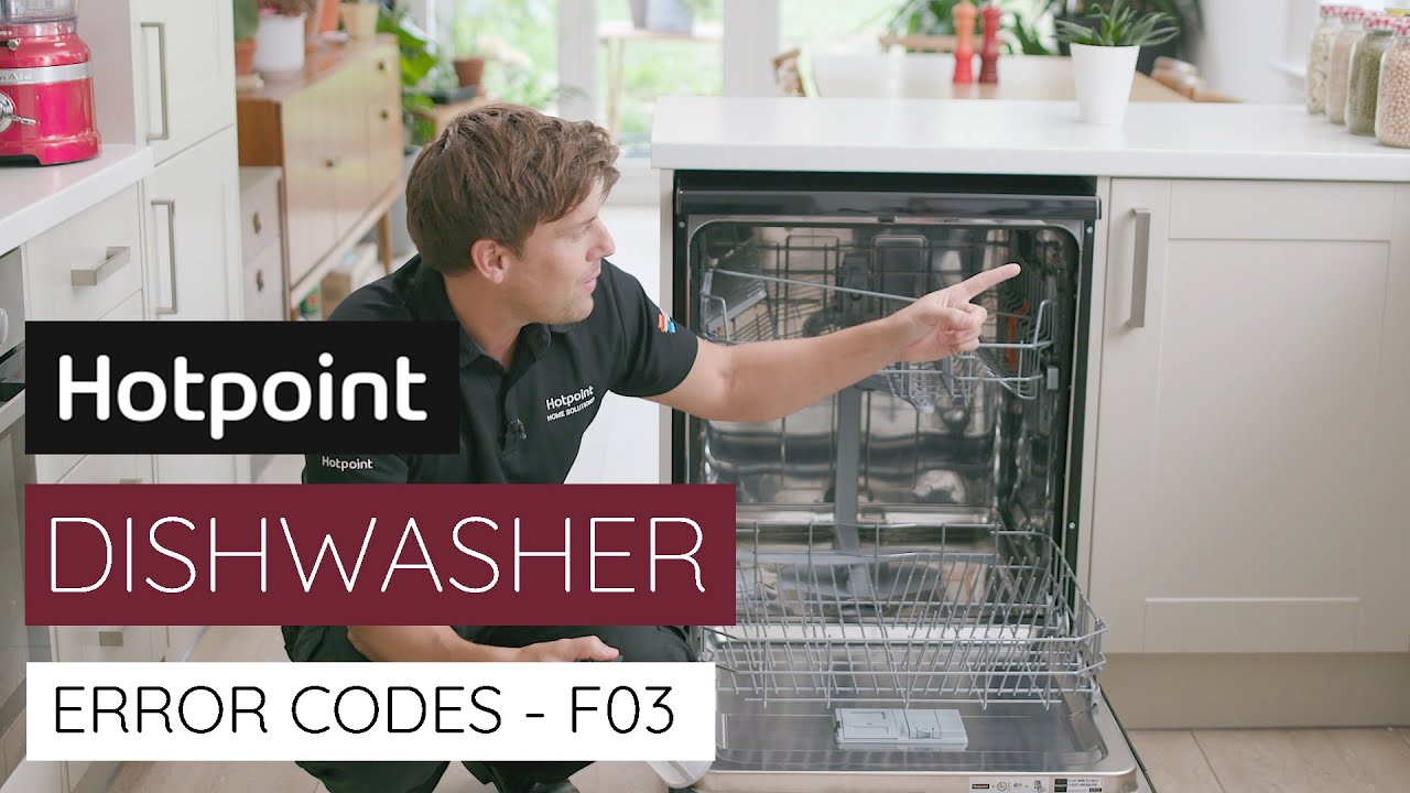Код ошибки посудомоечной машины F03 | Hotpoint