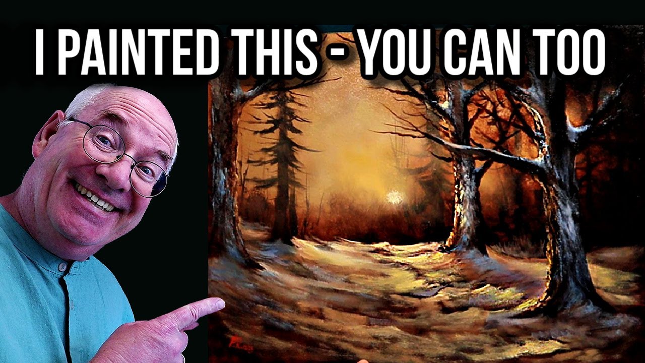 Paint a Snowy Forest Scene That Looks Impossible (But It's Easy)