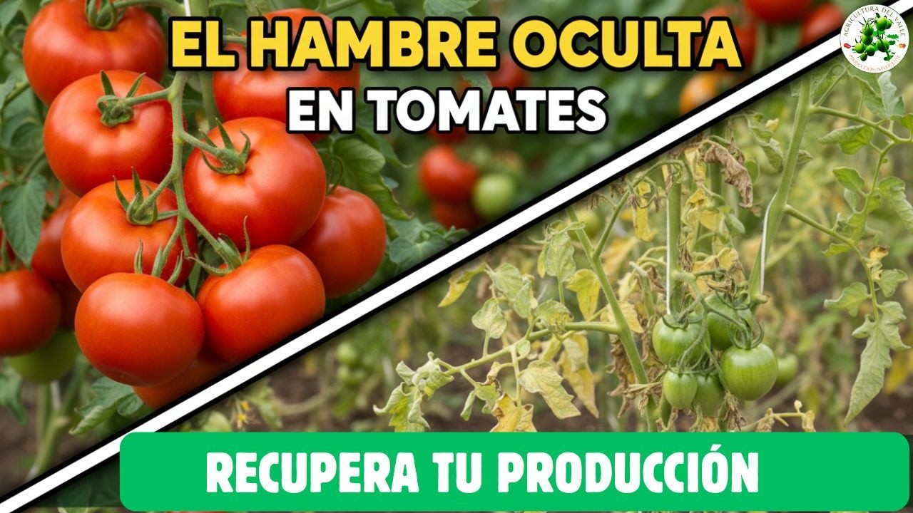 Control y manejo del Hambre oculta en plantas de tomates