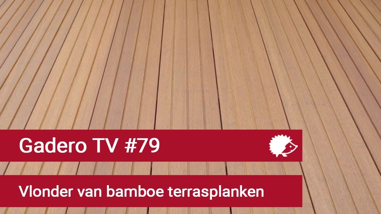 #79 Vlonder van Bamboe terrasplanken leggen