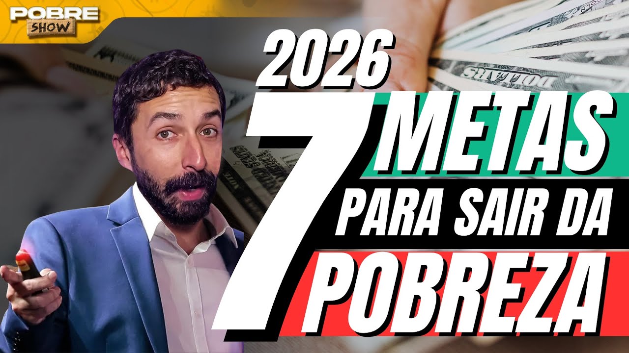 DICAS DE METAS PARA POBRE em 2026 com PRIMO POBRE