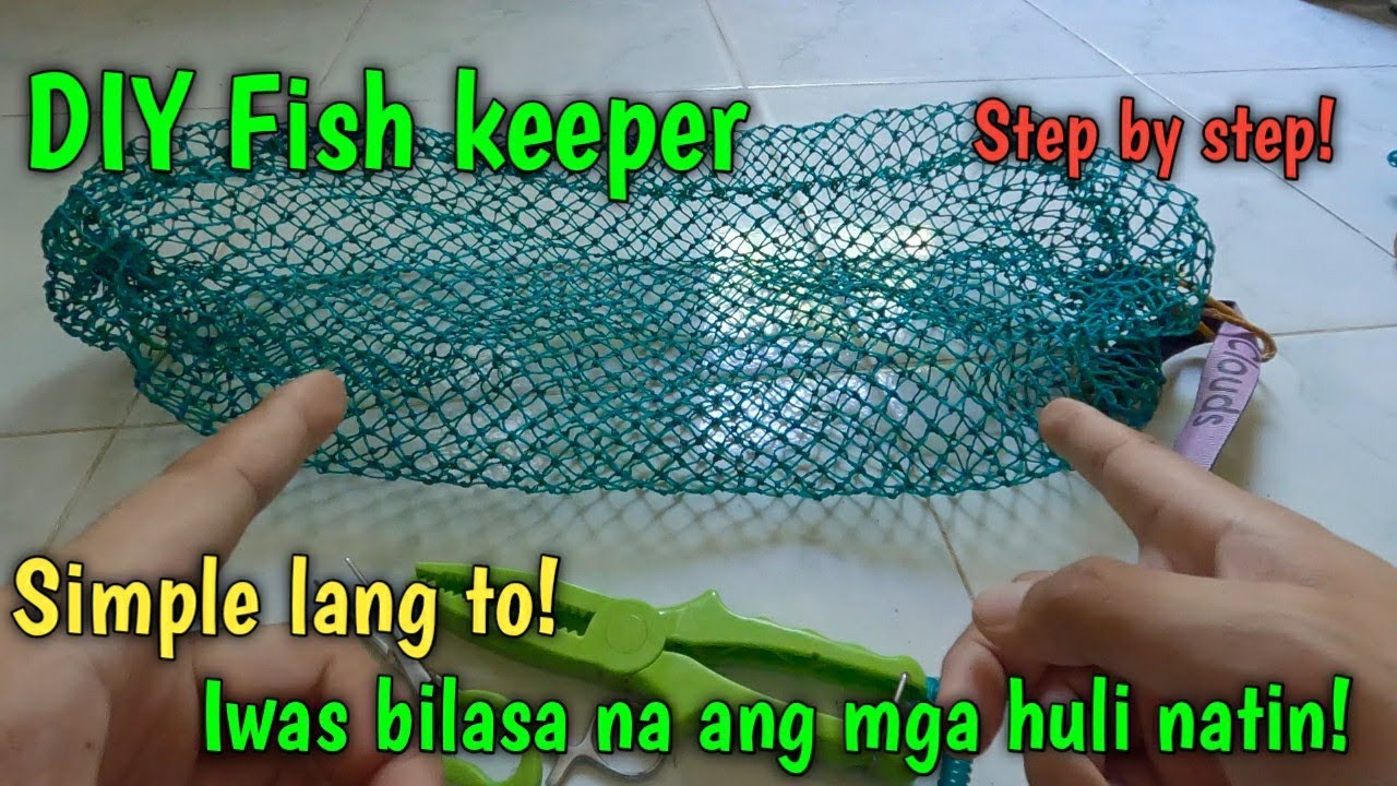 DIY Fish keeper net | Simple but Useful | Para sa lusong spot! | Shore Casting Philippines