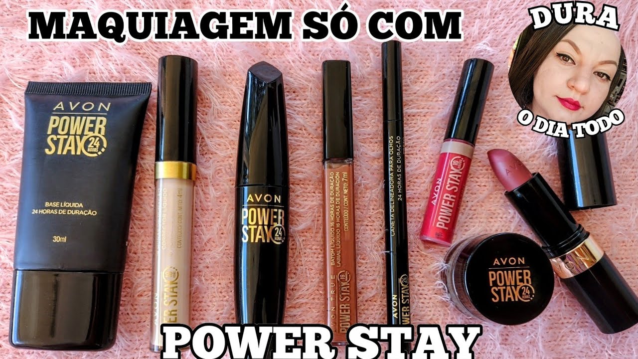MAKE USANDO SÓ A LINHA POWER STAY AVON