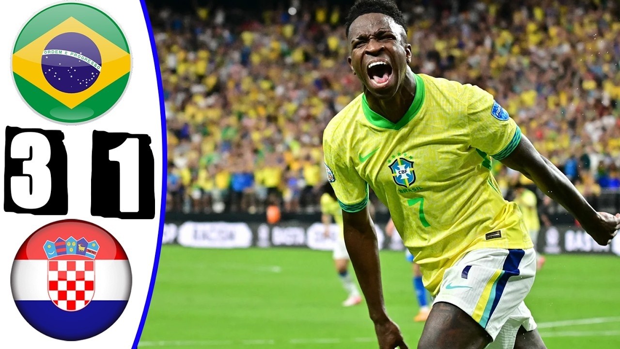 Brazil 3-1 Croatia &ndash; All Goals & Highlights 2026 🔥 Samba Magic