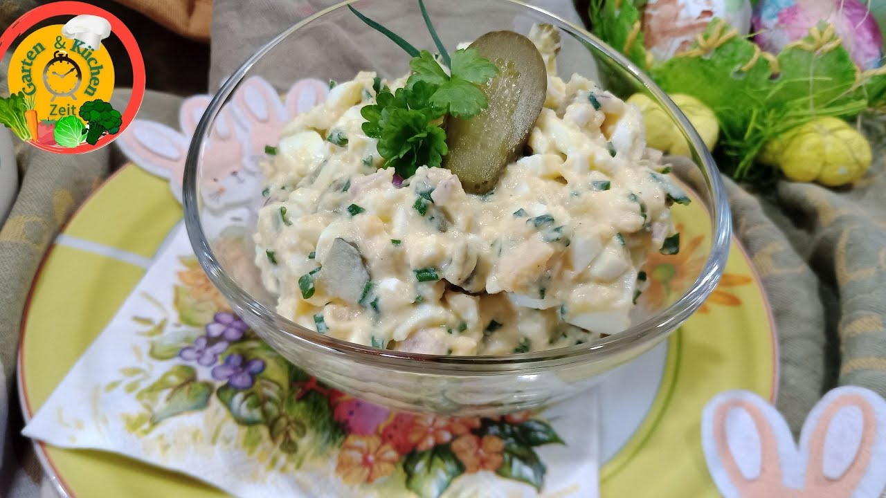 Eiersalat selber machen|Osterbrunch🐣🐇|Selbstversorger|schnell und einfach