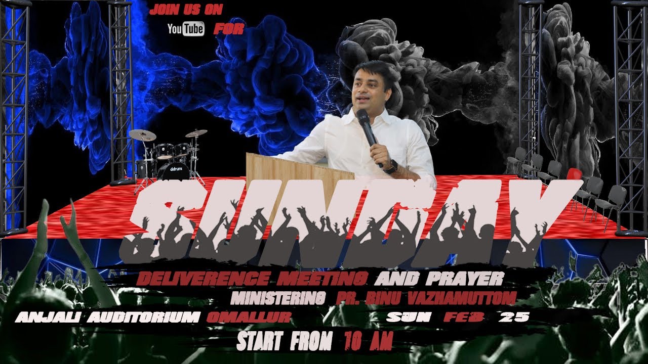 🔴LIVE SUNDAY SERVICE  25 FEBRUARY 2024 | PR.BINU VAZHAMUTTOM | ELOHIM GWC