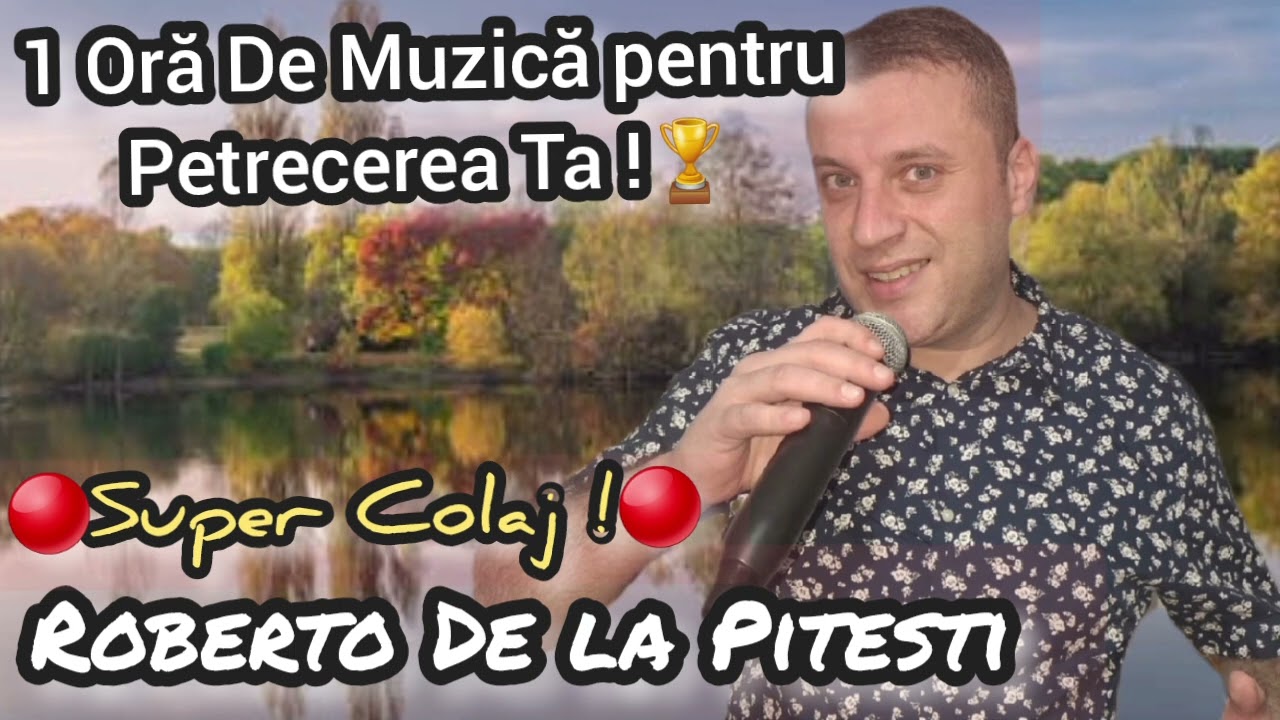Roberto De La Pitesti - ‼️O Oră Muzică de Petrecere‼️ Dar în viata-i lege ❌️ Pentru toți Românii !