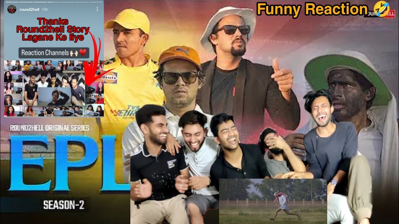 EPL Season 2 | Funny Reaction Video | Round2Hell | R2H | @V2 Reaction