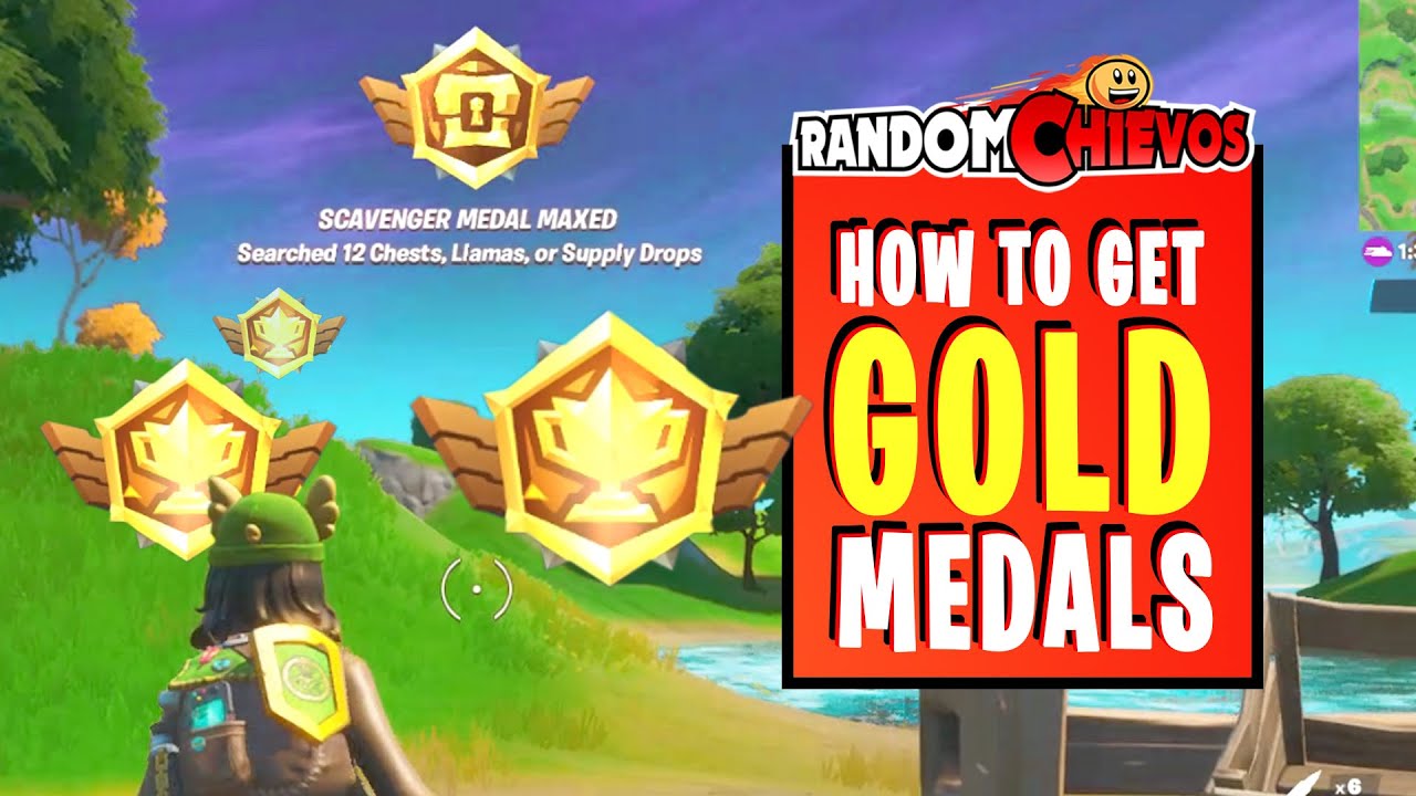 How to Get GOLD MEDALS (Earn Gold Medals Survival/Combat/Scavenger)