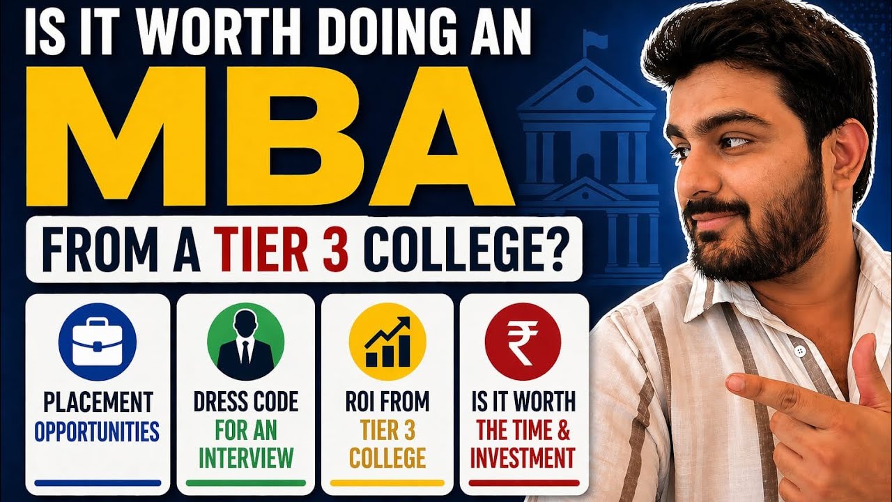 MBA from a tier 3 college, Placement opportunities, ROI etc. Shocking Reality ?