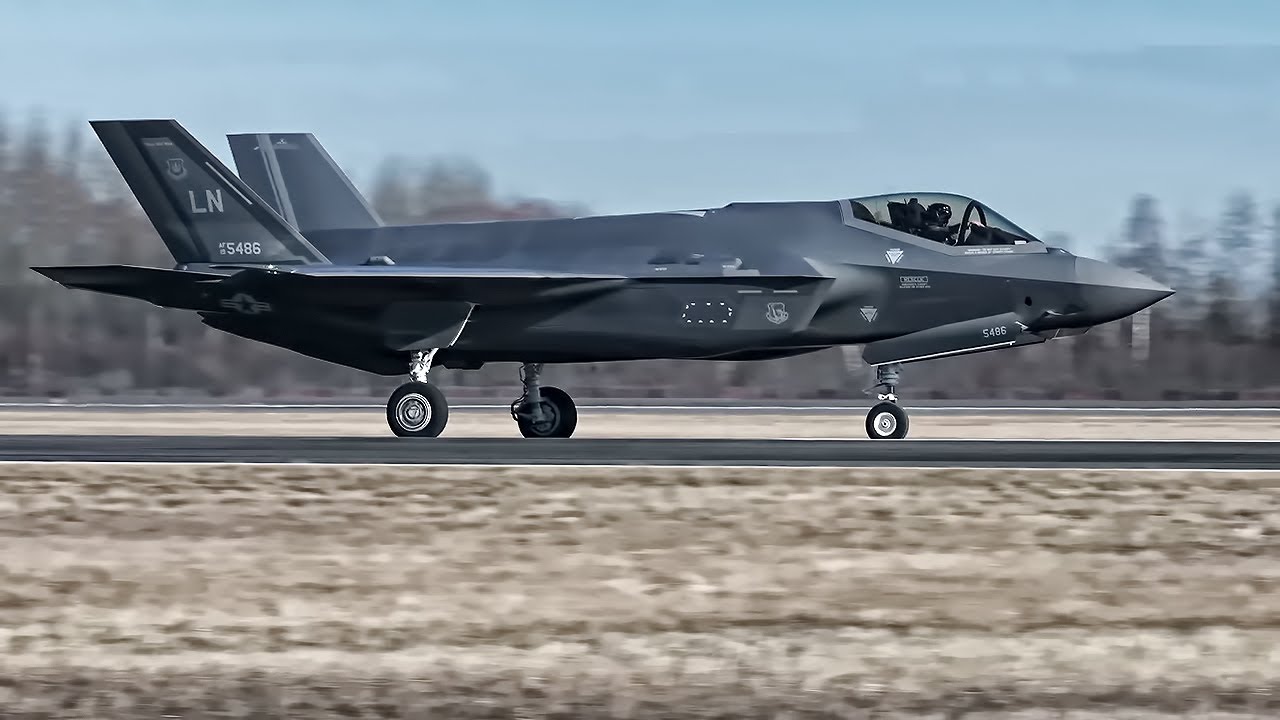 U.S. F-35A Lightning II Fighter Jets • Lithuania (MAR 2022)