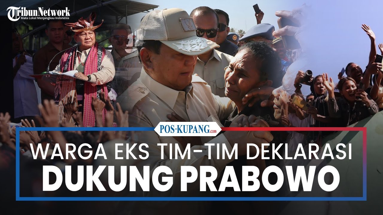 Warga Eks Timor Timur Deklarasi Dukung Prabowo Subianto di Pilpres 2024