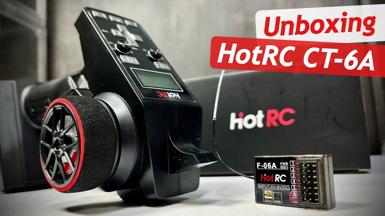 แกะกล่อง | HotRC CT-6A รีโมทสุดคุ้ม 6CH มี Volt Return & Mix Function ราคา 5XX บาท !!