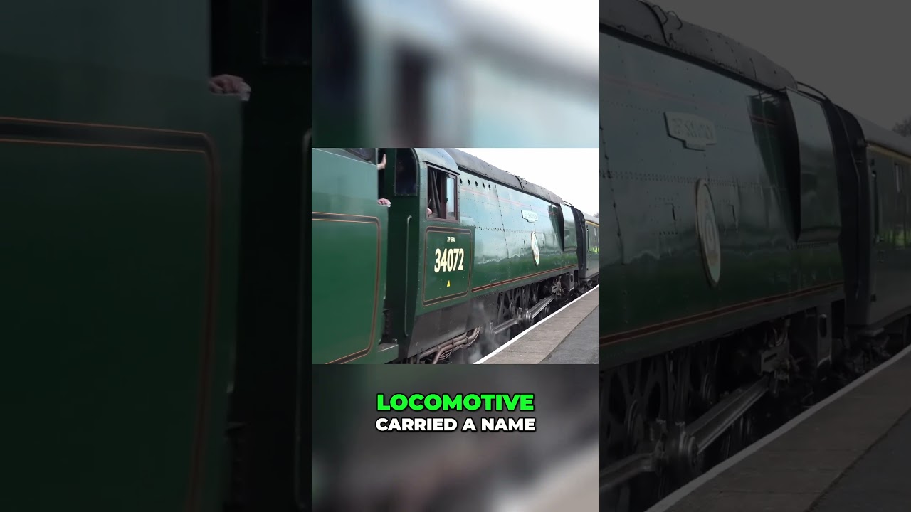 Steam Locomotives Secrets  The Battle of Britain Class Story! #battleofbritain #fyp #fypシ #fy