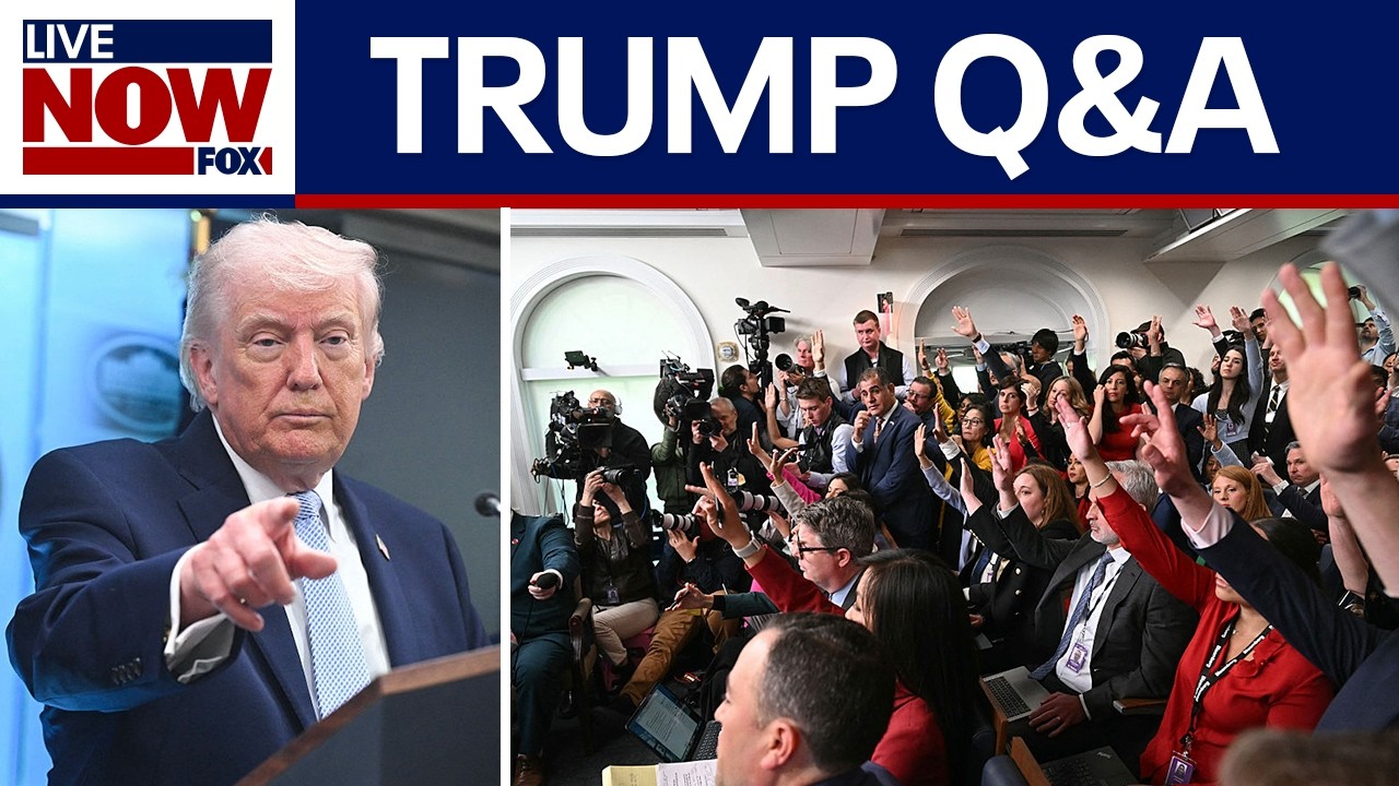 President Trump takes questions on Iran war