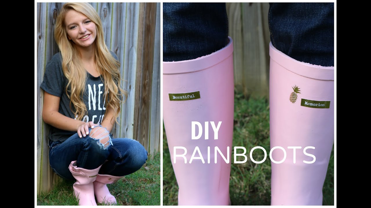 DIY rainboots