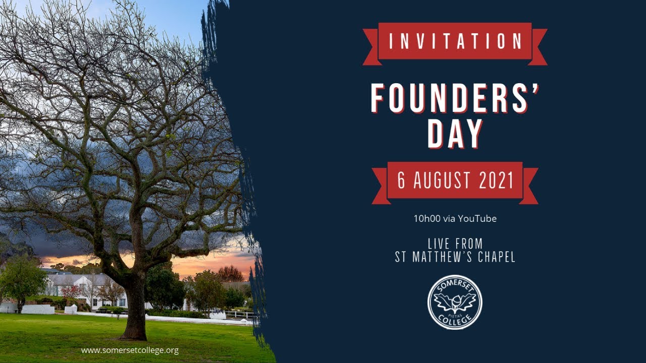 Founders' Day 2021 - Somerset College