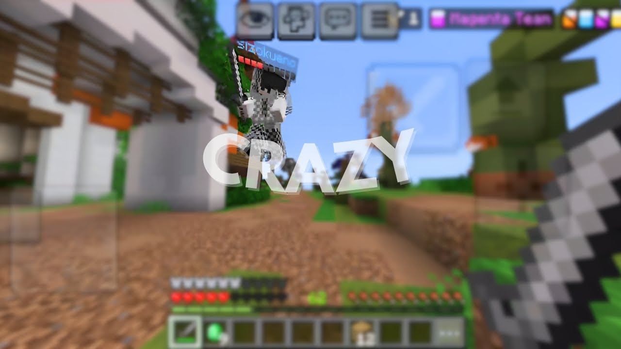 Destroying Everyone in Minecraft Bedwars. Hive Bedwars Gameplay