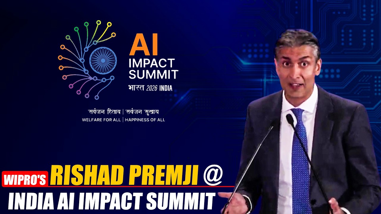 LIVE: Wipro Chairman Rishad Premji remarks at India AI Impact Summit in Delhi I AI