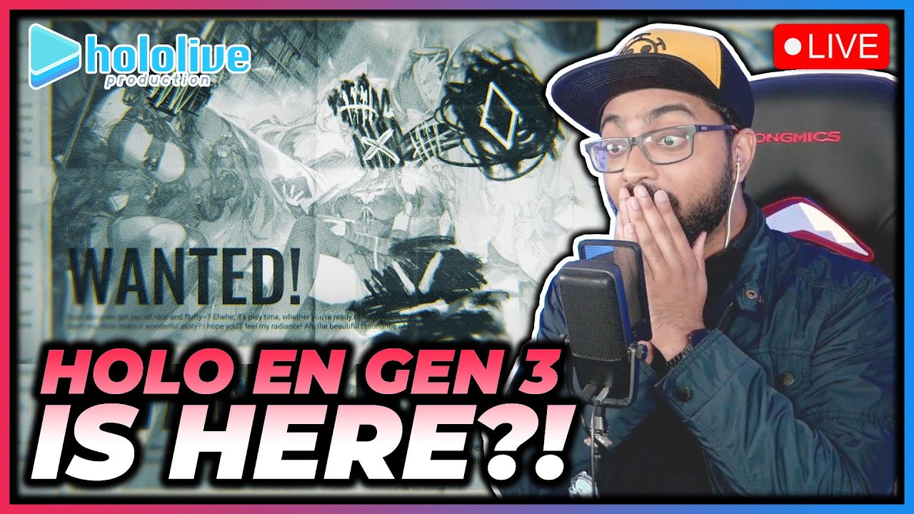 HOLOLIVE EN GEN 3 (HOLOADVENT) - ANNOUNCEMENT TRAILER (WANTED) LIVE REACTION + DISCUSSION