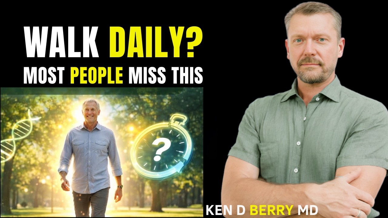 What Happens When You Walk Every Day Doctor Explains:Best Motivational Speech By kenD berry