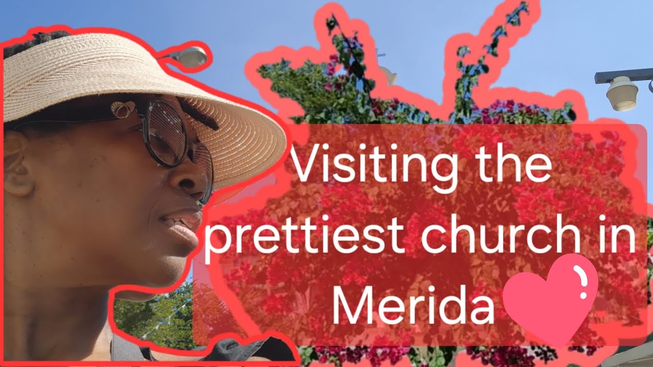 Exploring the prettiest Church in Merida.