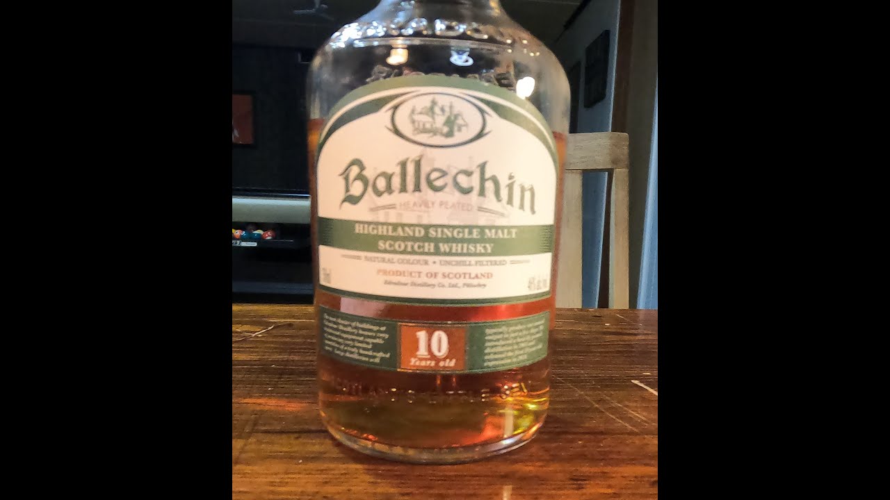 Whisky Review 272; Ballechin Heavily Peated 10 years old Single Malt Scotch Whisky