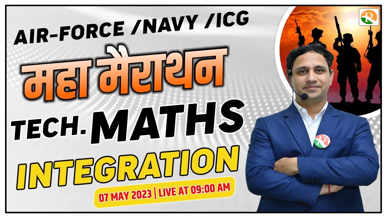 One Shot Marathon Integration for airforce, navy | Complete Maths for Airforce X Group | Airforce