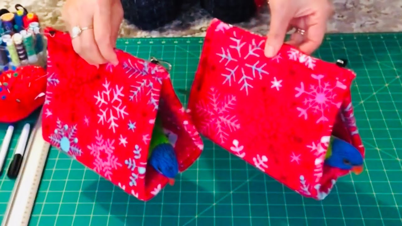 ❤️Easy DIY parrot bed, tent 앵무새 침대, 텐트 만들기 puppy 강아지