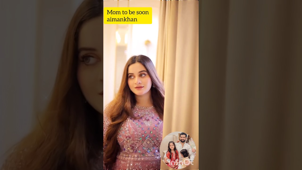 aiman khan Mom to be 3rd time 😍 #ytshorts #feedshorts #shortfeed #aimankhan