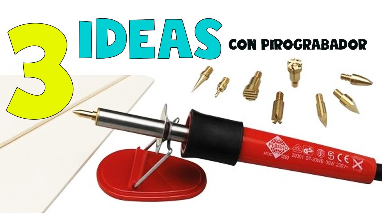 3 MANUALIDADES FÁCILES DIY con el PIROGRABADOR
