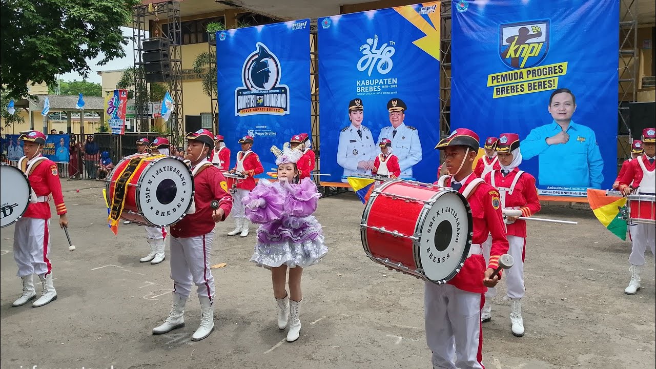 Juara 2 lomba drumband KNPI PIALA BUPATI BREBES 2026 || SMP N 01 JATIBARANG