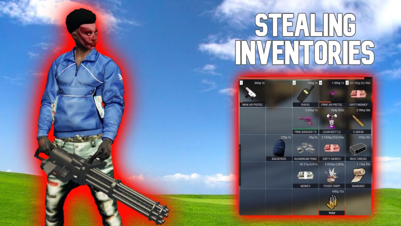 Stealing Inventories from Salty E-Thugs... GTA RP Trolling
