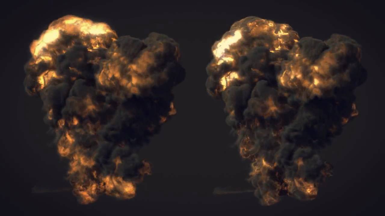 Particle tests (12) FumeFX Explosions Particle Meshing HD!