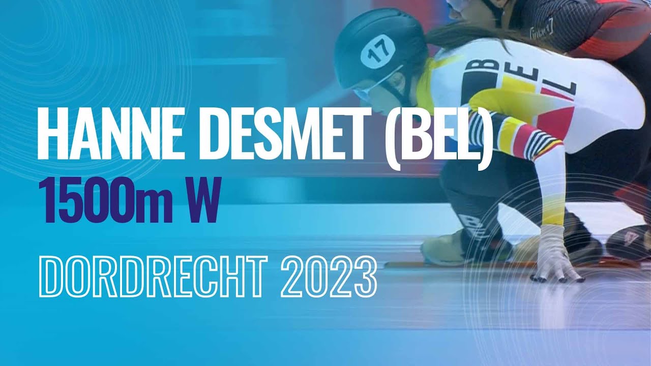 Hanne DESMET (BEL) | Winner | 1500m W  | Dordrecht | #ShortTrackSkatingSkating