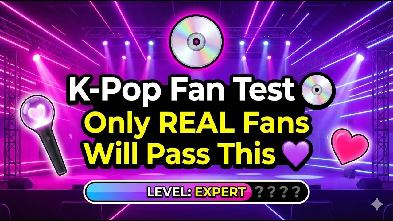K-Pop Fan Test 💿 Only REAL Fans Will Pass This 💜