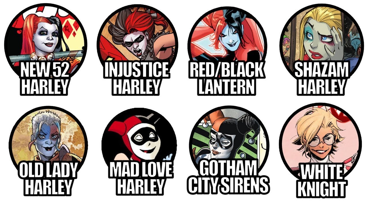 Every Harley Quinn Variant Explained in 18 Minutes!