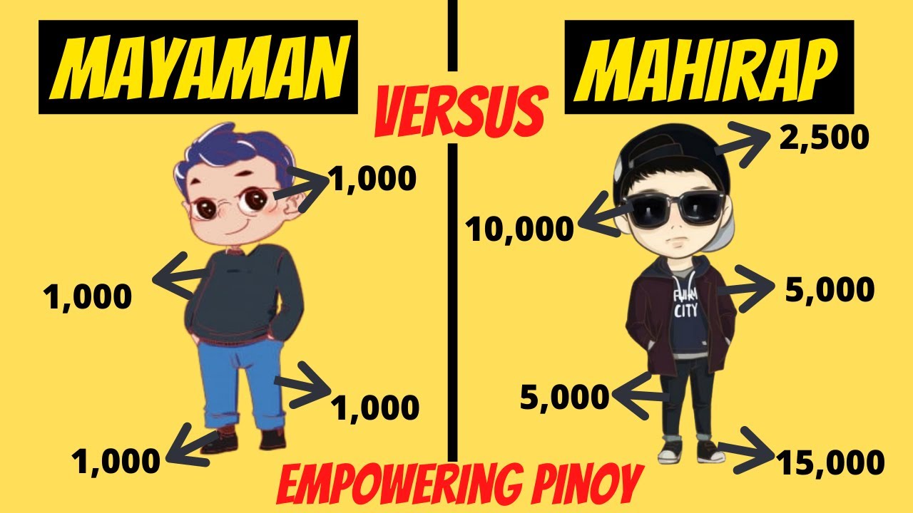 10 Pagkakaiba Ng Mayaman At Mahirap  (Mayaman vs Mahirap)