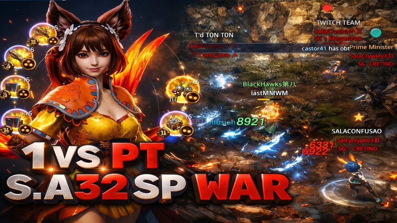 1 VS PT lastMMWM VS SC丶CRET1NO PT | S.32 SP WAR | MIR4