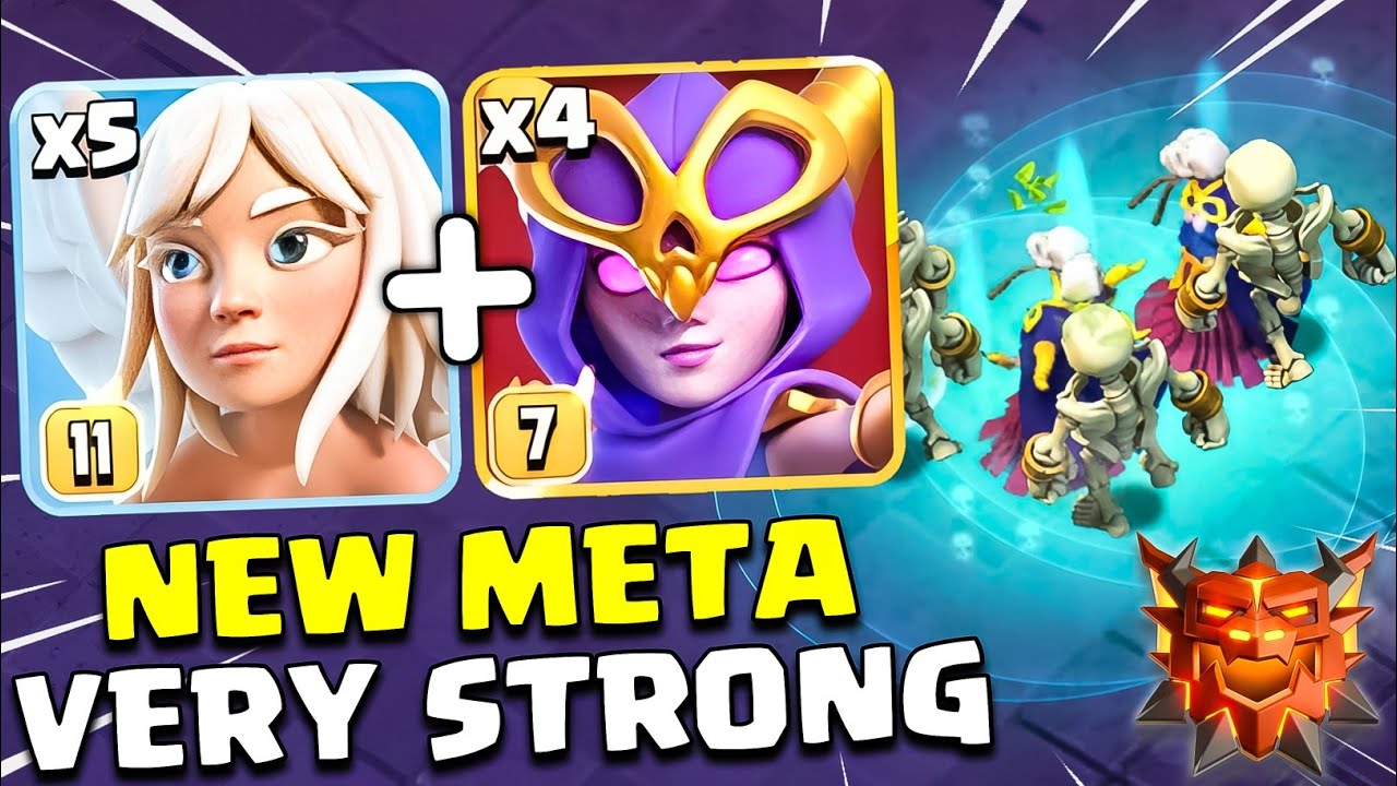 TH18 Super Witch + Fireball META OP | Empuje de Rango Leyenda (Clash of Clans)