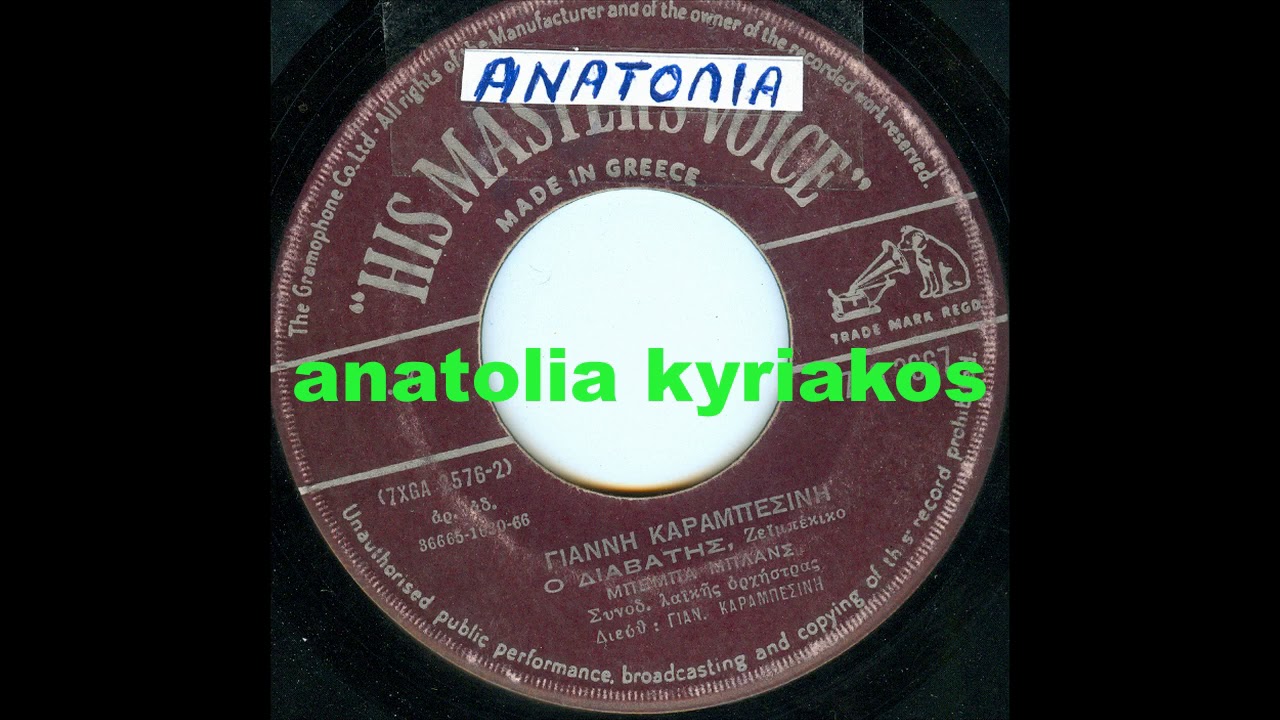 Ο ΔΙΑΒΑΤΗΣ     ΜΠΛΑΝΣ ΜΠΕΜΠΑ (anatolia)