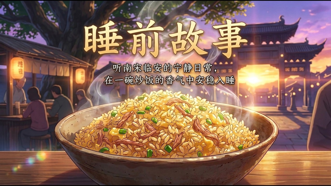 睡前故事：听南宋临安的宁静日常，在一碗炒饭的香气中安稳入睡