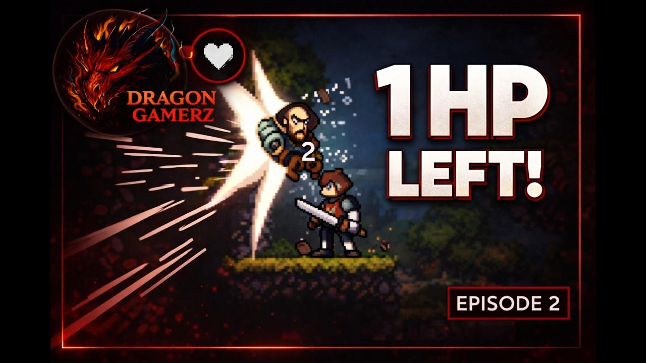 1 HP CLUTCH 😱 Surviving With ONE HEART! | Apple Knight Ep 2