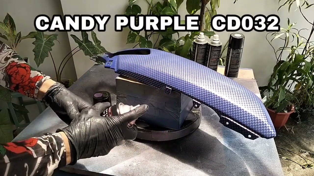 Paano gumawa ng FAKE CARBON CANDY PURPLE